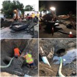 Water main break interrupts service Water main break interrupts service