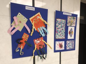 A free exhibit displays art by children