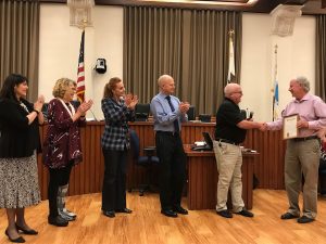 Martinez City Council recognizes the service of retiring City Engineer Tim Tucker
