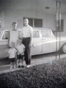 Jeff Roubal's family car, 1956 Ford station wagon.