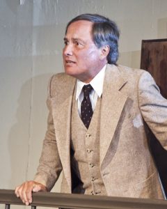 Ken Sollazo potrays Leonard Vole in ‘Witness for the prosecution’ at the Orinda Starlight Theater.