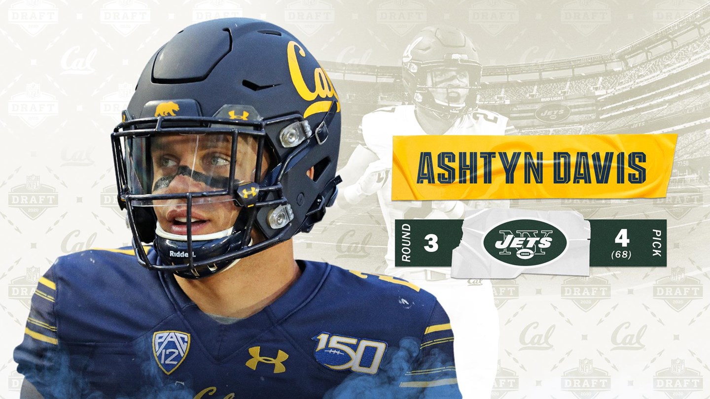 New York Jets Select Cal Golden Bears Ashtyn Davis In the Third Round ...